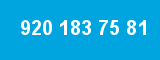 920 183 75 81 920 183 75 81
